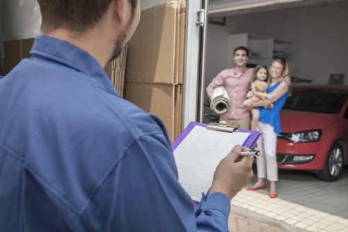 House removals team supporting a home move in Vauxhall
