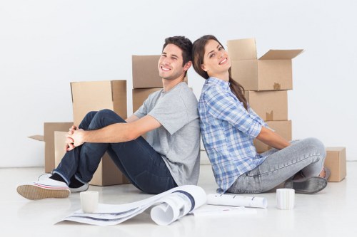 Organised unpacking service in a Vauxhall apartment